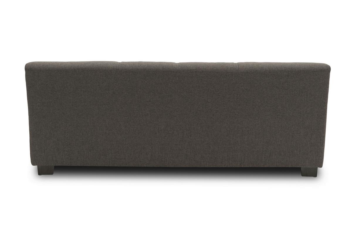 2-Sitzer-Sofa Norma Schwarz/Braun Webstoff - Wengefarben/Schwarz, Design, Textil (194/74/85cm) - MID.YOU