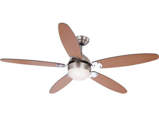 Deckenventilator Rolan - Buchefarben/Graphitfarben, KONVENTIONELL, Glas/Holz (132/40,6cm) Deckenventilator Rolan - Buchefarben/Graphitfarben, KONVENTIONELL, Glas/Holz (132/40,6cm)