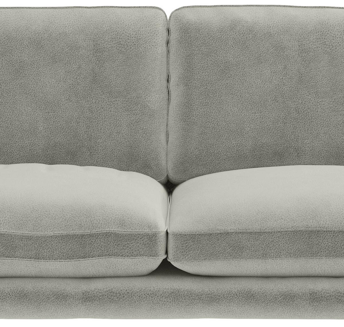 Sitzgarnitur Bali - Hellgrau/Schwarz, Design, Textil (250/202cm) - Livetastic