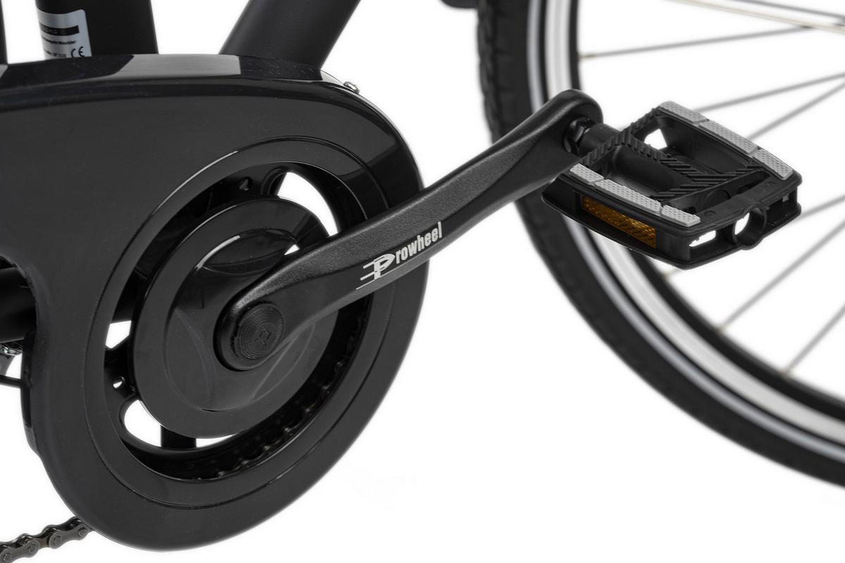 Elektrofahrrad 28 Zoll, 80 Km - Schwarz, MODERN, Metall