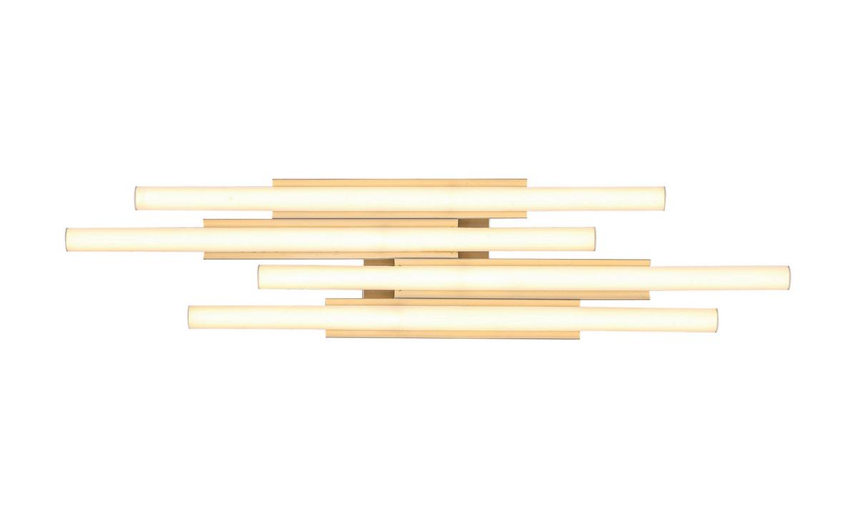 STROPNÍ LED SVÍTIDLO LIR - šampaňská, Moderní, kov/plast (68/15cm) - Mömax