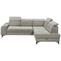 Ecksofa Rockdale Taupe S: 282x200 Cm - Taupe/Schwarz, KONVENTIONELL, Textil (282/200cm) - MID.YOU