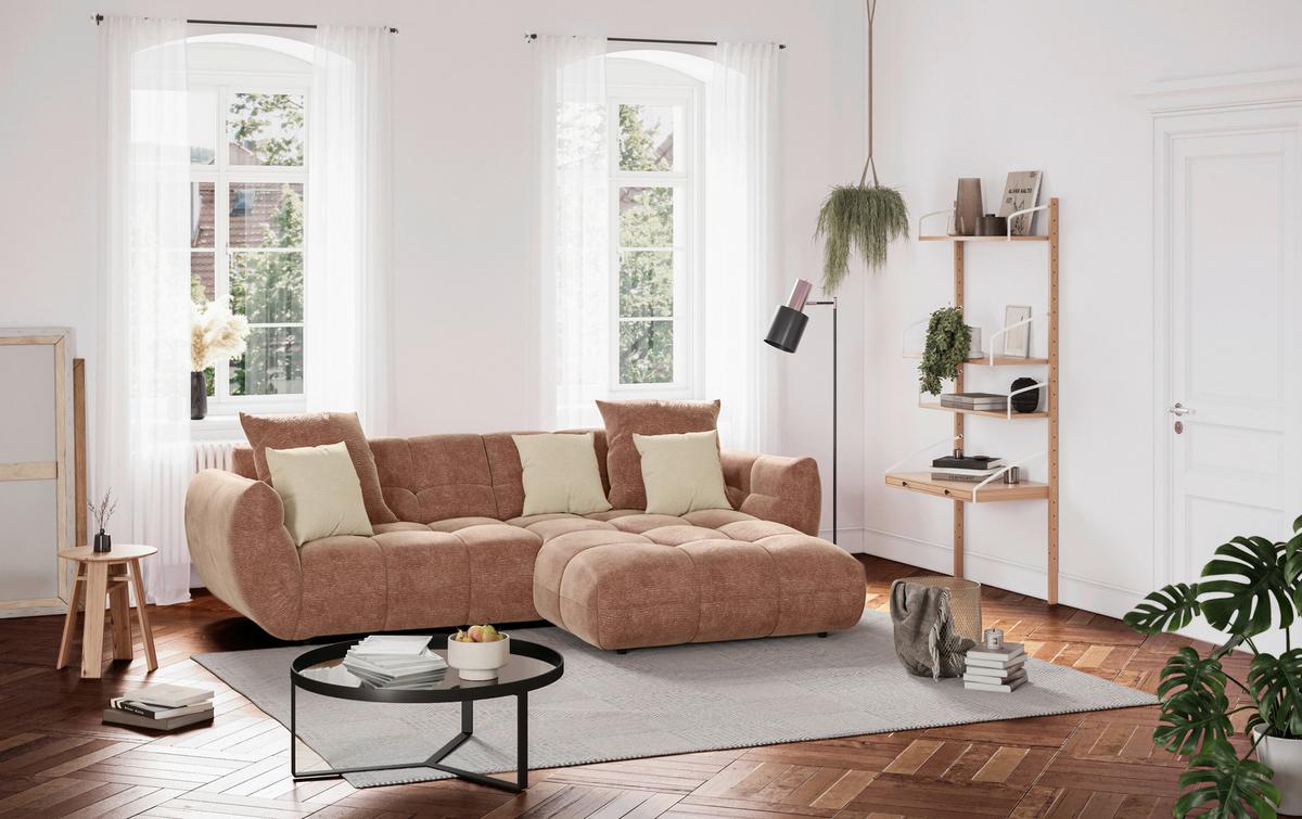 3-dílná sada polštářů PANDA, slonovinová žinylka CLOUD - slonovinová, Moderní, textil (43/43/15cm) - Premium Living