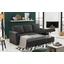 Wohnlandschaft Cristiano ca. 220x150 cm - Dunkelbraun, Basics, Textil (220/150cm) - Carryhome Wohnlandschaft Cristiano ca. 220x150 cm - Dunkelbraun, Basics, Textil (220/150cm) - Carryhome