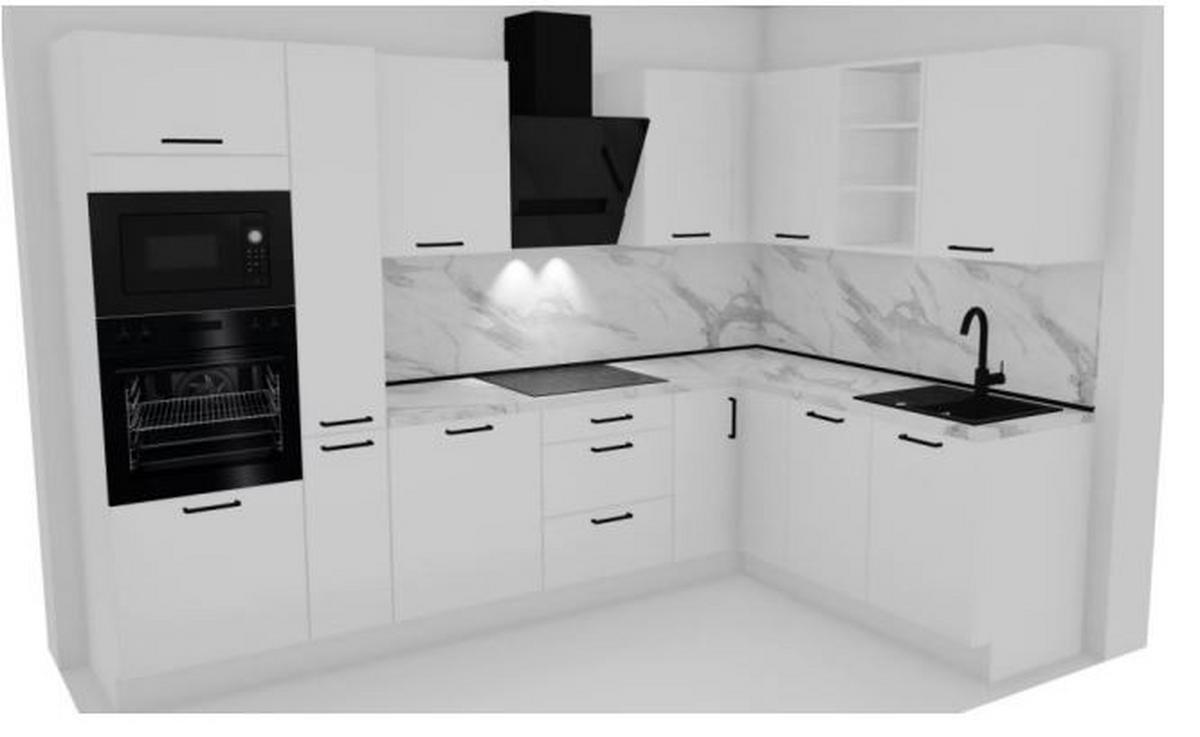Konyhablokk Santiago *top Ár* - Modern (310/195cm)