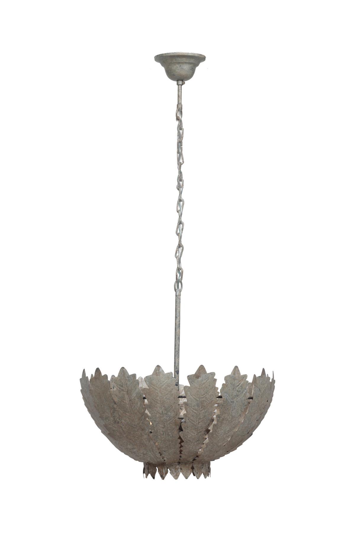 Hängeleuchte Autumn Leaves Large Champagner - Trend, Metall (77/77/31cm) - Kayoom