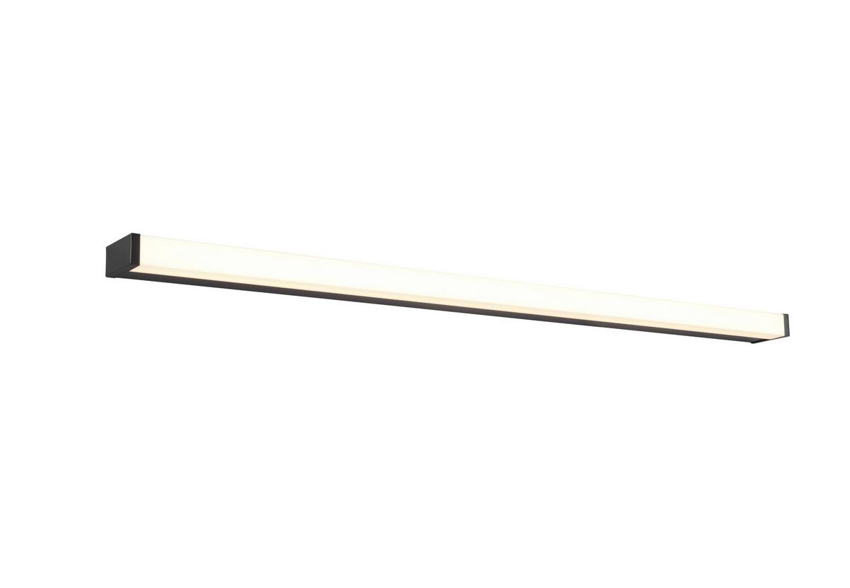 Led-wandleuchte Fabio, 1-Flammig, Länglich - Schwarz/Weiß, Basics, Kunststoff/Metall (120/3,8/7,9cm) - Trio Leuchten