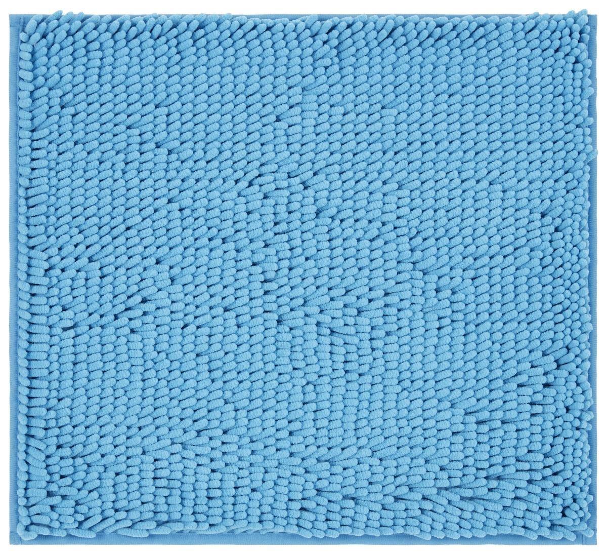 WC-Vorleger Liliane - Türkis, KONVENTIONELL, Textil (45/50cm) - Ombra