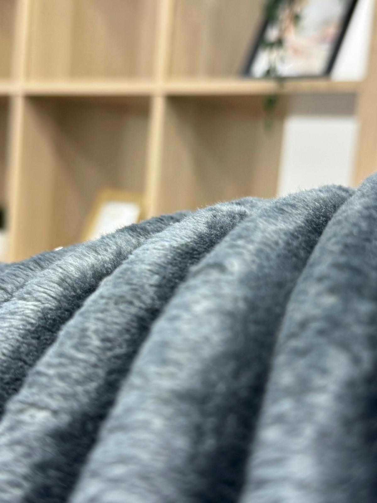 Sedací vak BUZZI, 280L, šedý manšestr TILIA - šedá, Basics, textil (120/85/85cm) - Ondega