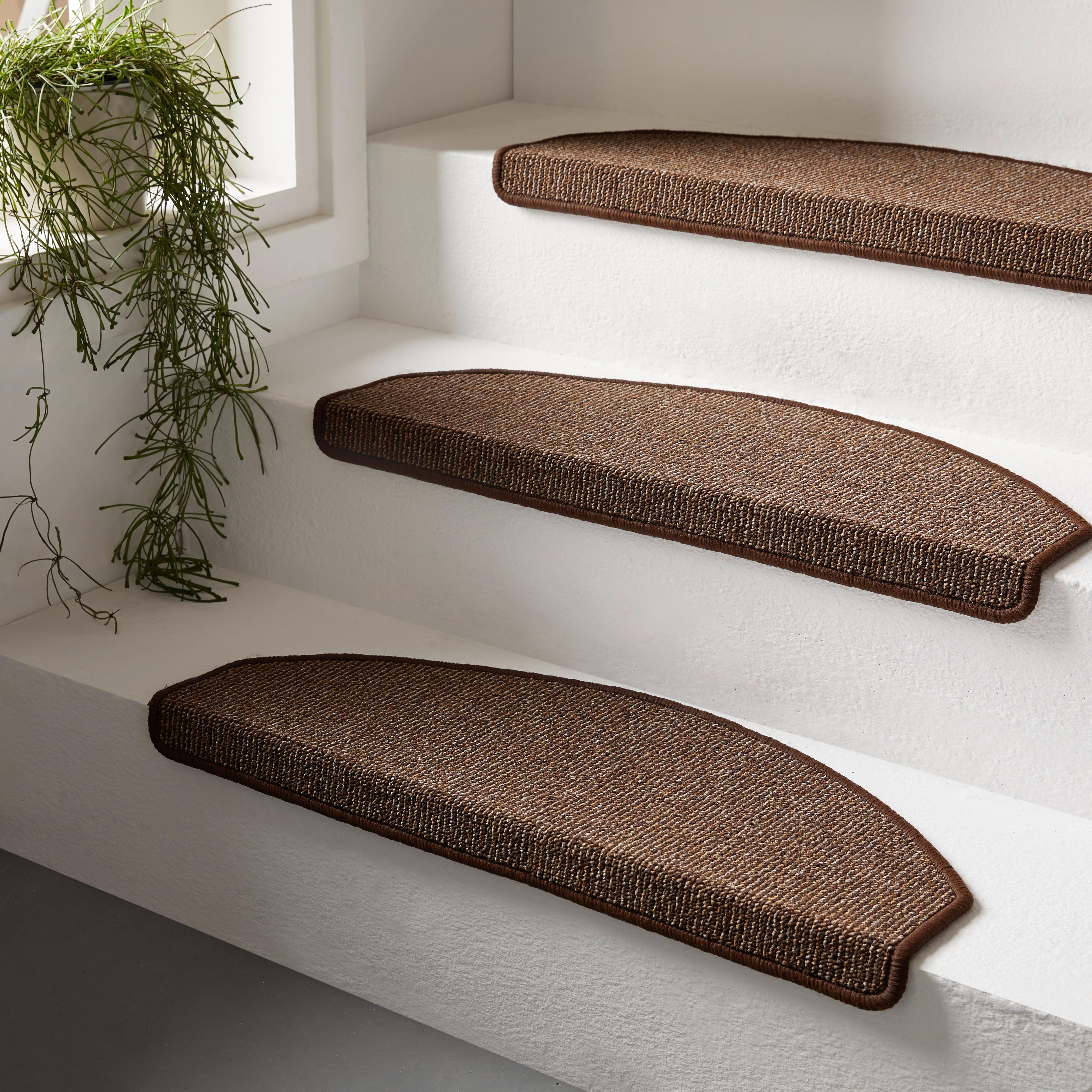 kobercový nášlap Vancouver1, 28/65cm - hnědá, Basics, plast (28/65cm) - Modern Living