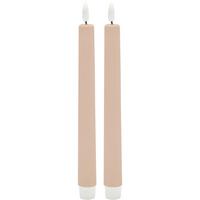 Dlhá sviečka RINA - piesková, plast/prírodné materiály (2,2/22cm) - Mömax