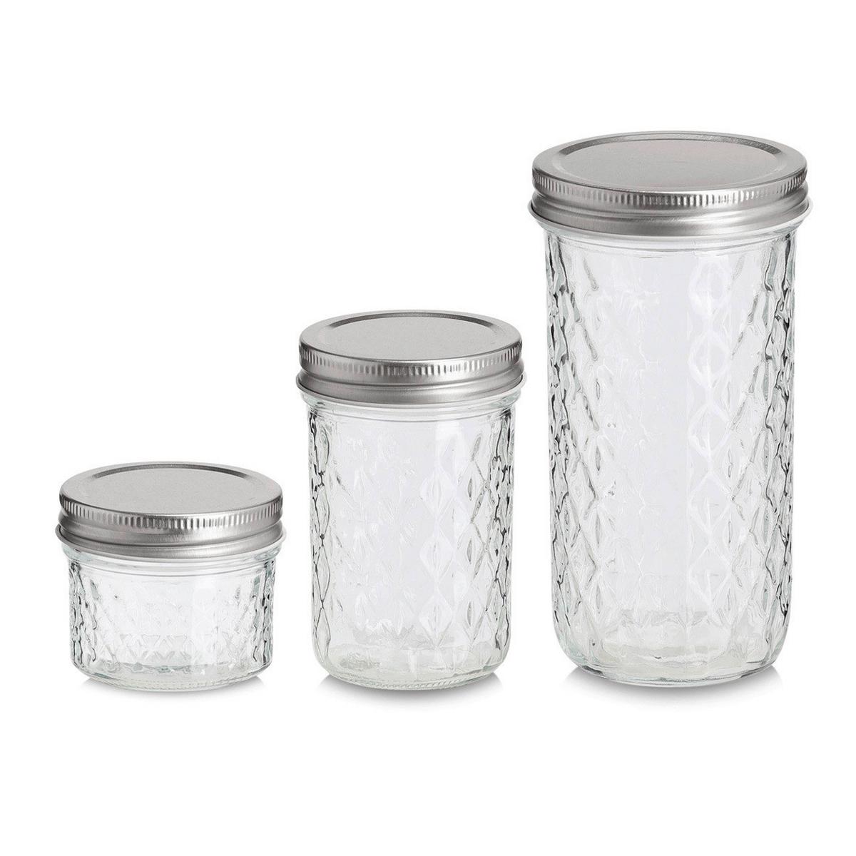 VORRATSGLAS Glas, Transparent - Transparent, Design, Glas (7/7/6cm)