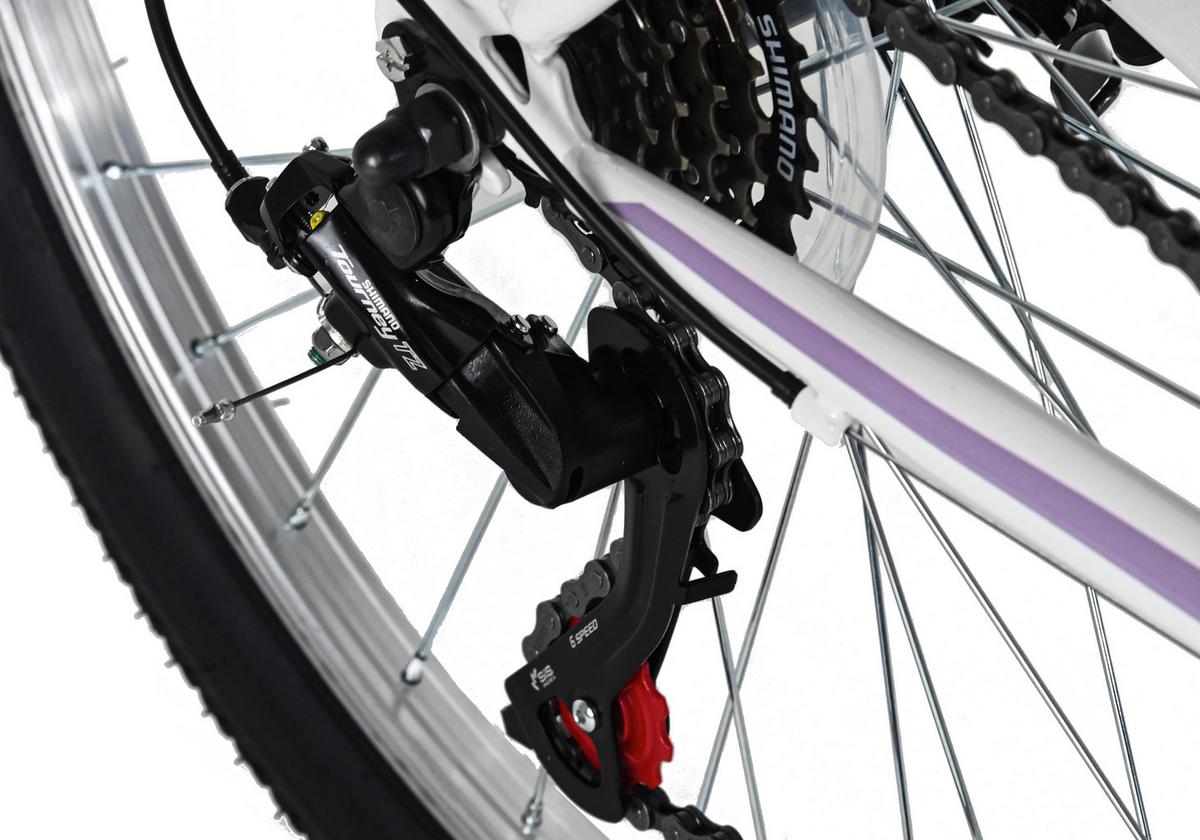 Mountainbike Damen 26 Zoll - Weiß, Basics, Metall (25/140/60cm)