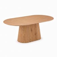 Jedálenský stôl LENNO 200x100cm - farba jaseňa, Modern, drevo/kompozitné drevo (200/100/76cm) - Bessagi Home