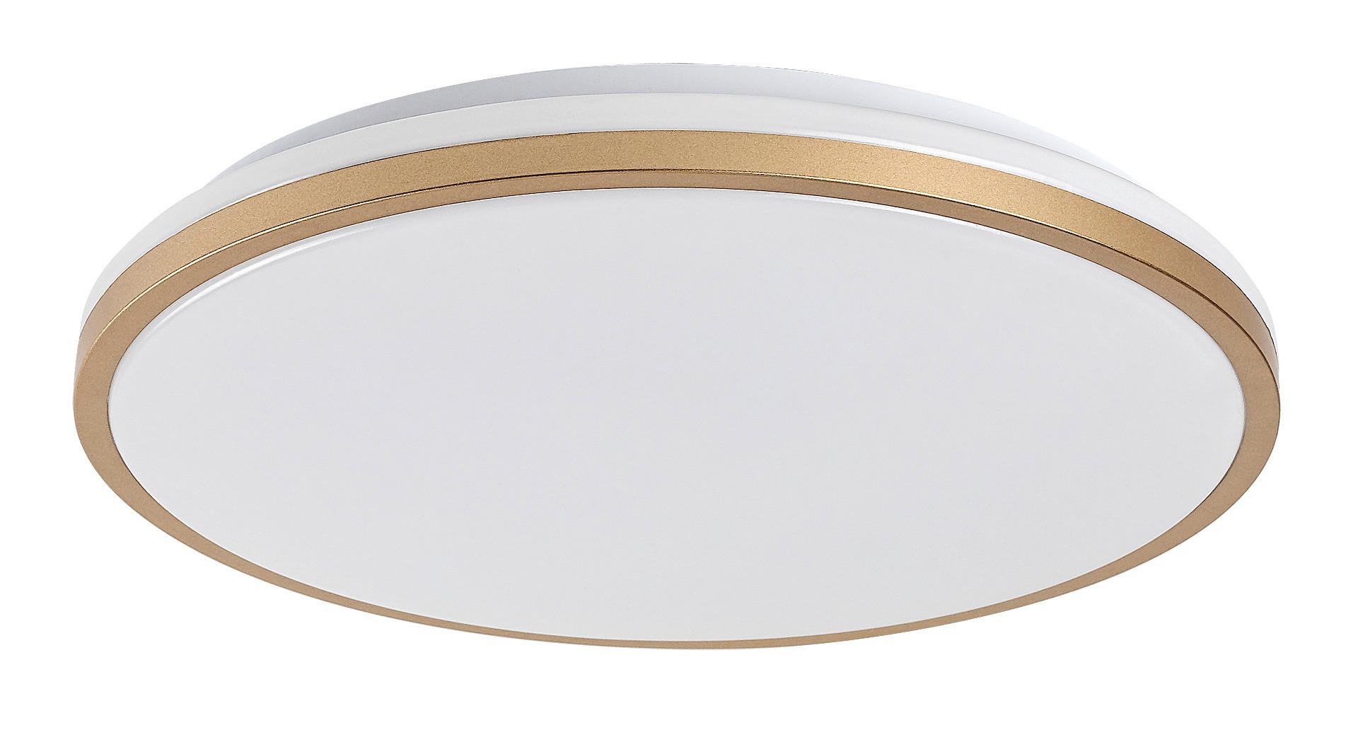 Led Mennyezeti Lámpa Slava - aranyszínű, Basics, műanyag (34cm) - Rabalux