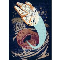 Fototapete Star Wars Asteorid Worm - Multicolor, Trend, Textil (200/280cm)