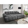 Bigsofa Bosco, Anthrazit B: 304 cm - Anthrazit/Schwarz, MODERN, Textil (304/87/155cm) - Livetastic