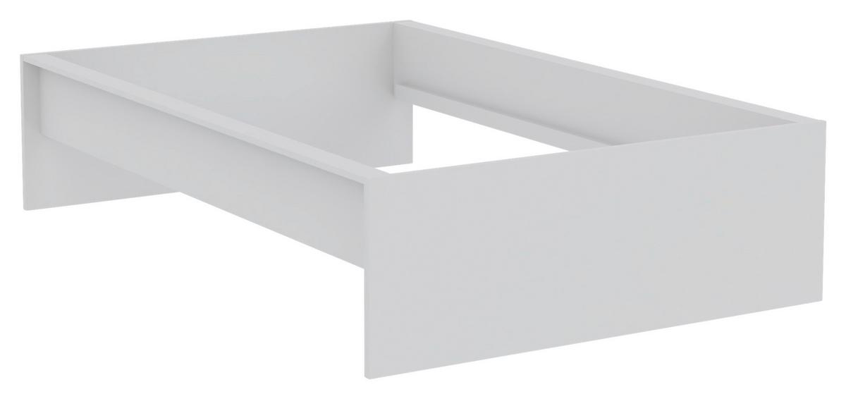 POSTEĽNÝ RÁM UNIT 120 - biela, Konventionell, kompozitné drevo (205/135/47cm) - Ondega