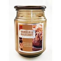 Kerze im Glas mit Deckel Caralina, Ø/H: 9/14,5 cm - Beige/Rot, Basics, Glas (9/14,5cm) - Luca Bessoni