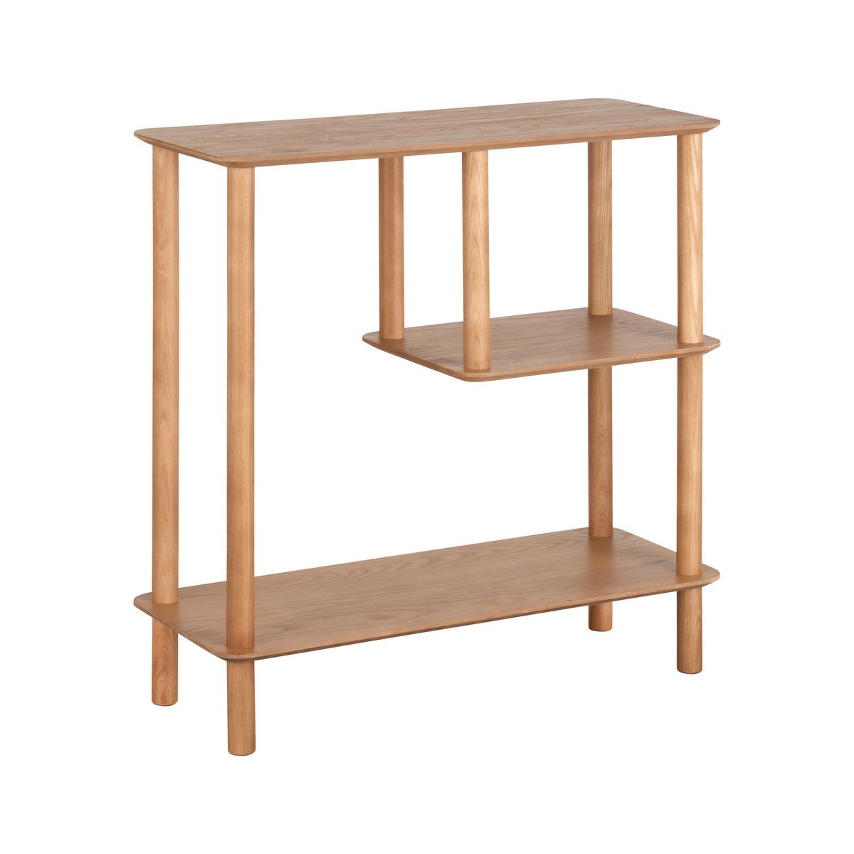 Regál MATS, prírodná farba - prírodná farba, Modern, drevo/kompozitné drevo (75/75/30cm) - Premium Living