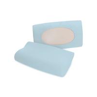 Kopfpolsterbezug Pure Flexible - Hellblau, Basics, Textil (40-70/40-90cm) - Schlafgut