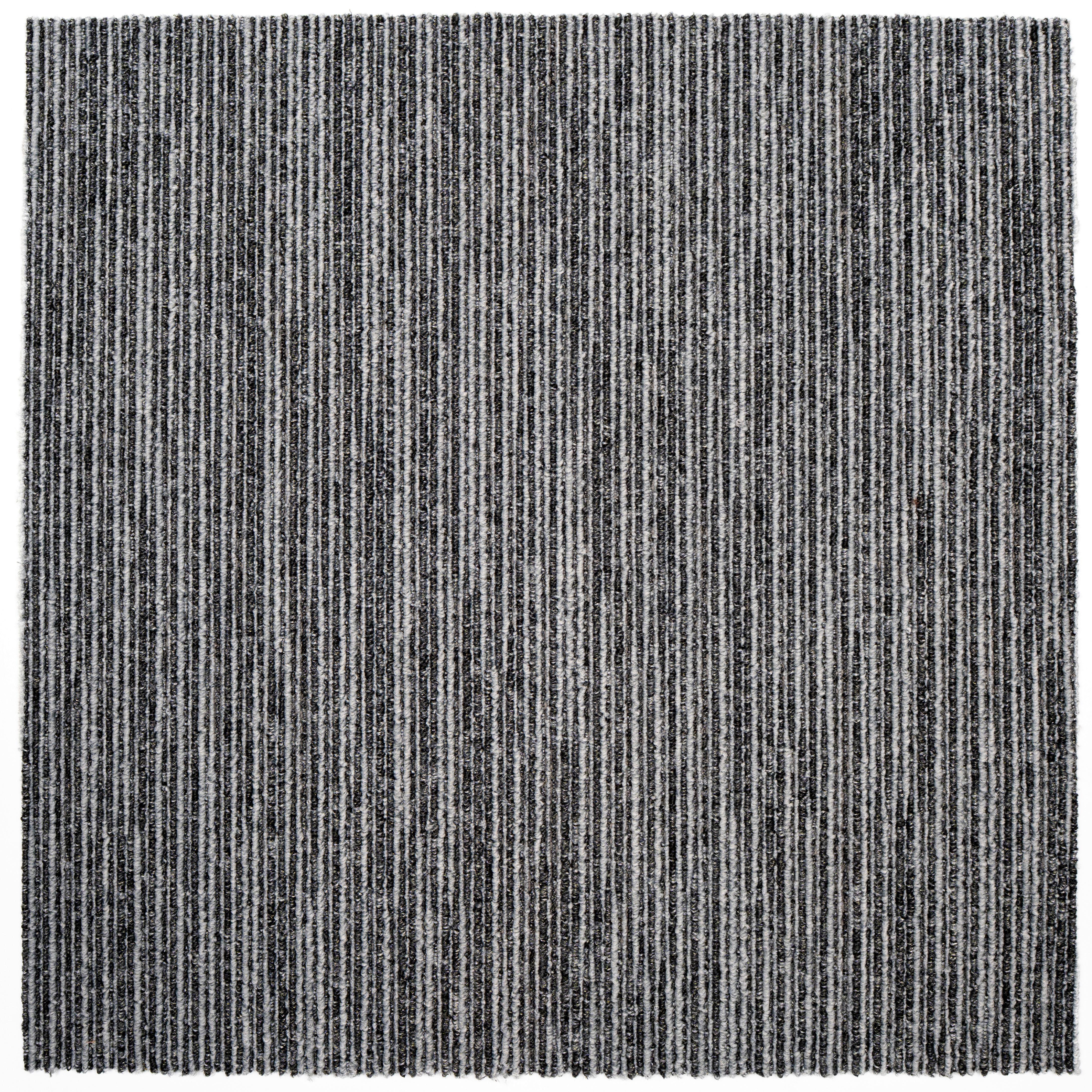 Teppichfliese Grau Ambition 50x50 cm Florhöhe 3 mm