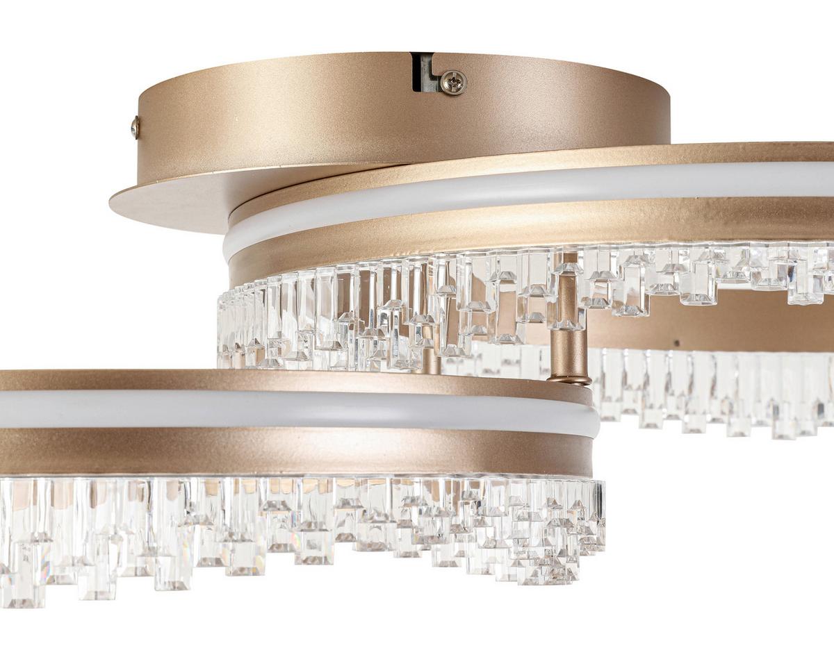 Led Mennyezeti Lámpa Dalila - cappuccino, Modern, műanyag/fém (59/40/17cm) - Luca Bessoni