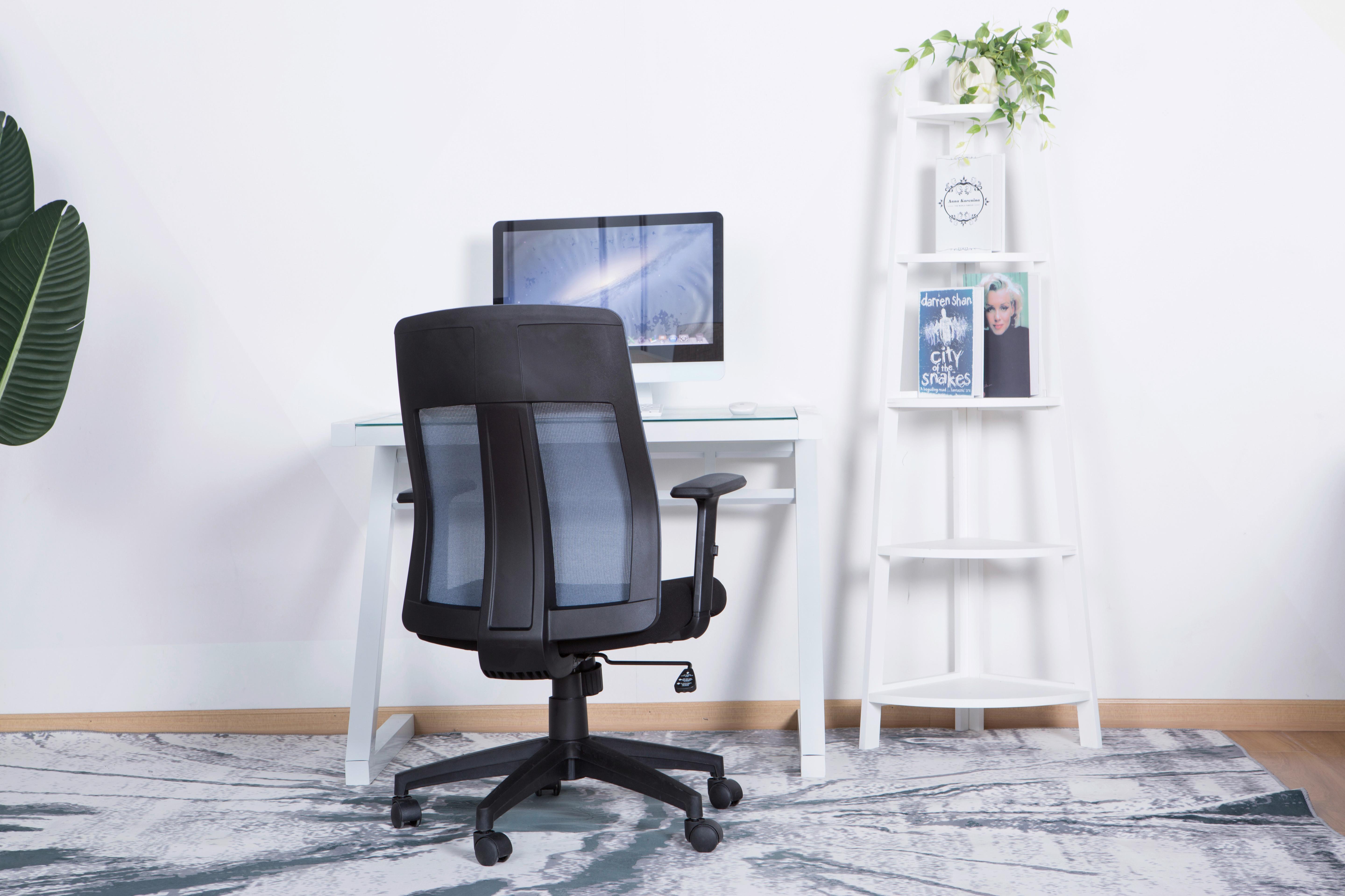 Drehstuhl Laguna Grau B: 64 cm - Schwarz/Grau, Design, Kunststoff/Textil (64/106/61cm) - MID.YOU
