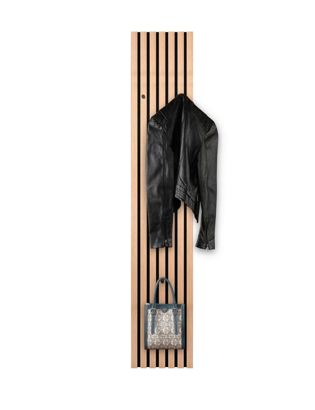 Šatníkový panel GRACE dekor dub Artisan - dub artisan, Modern, kompozitné drevo/textil (25/160/4cm) - Mömax