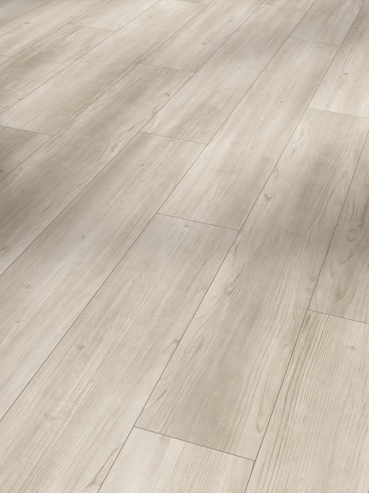 Designboden Pinienfarben /hellgrau Lhd. Stärke 8mm - Hellgrau/Pinienfarben, Basics, Holz/Kunststoff (128,5/19,4/0,8cm) - Parador