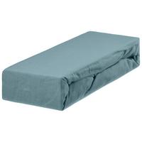 Spannleintuch Alaska - Blau, KONVENTIONELL, Textil (180/200cm) - Ondega