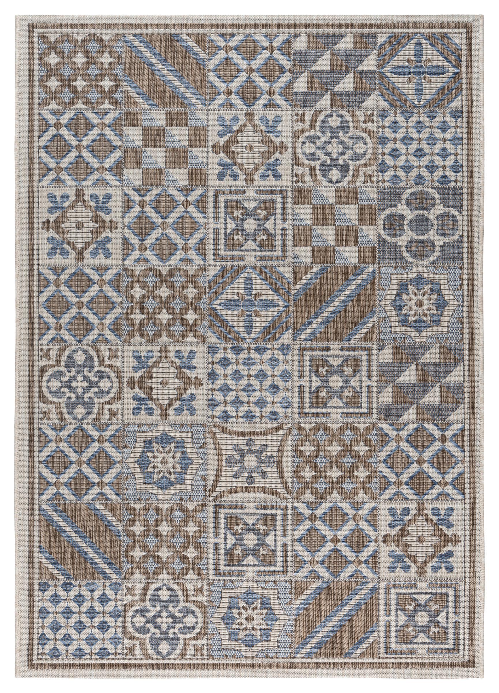 Outdoor Teppich Grau Beige