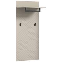 Garderobenpaneel Notes Sandbeige B: 60 cm - Design, Holzwerkstoff (60/140/35cm) - MID.YOU