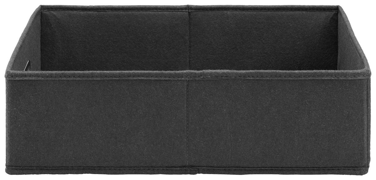 Úložný box Unit, S - šedá, Konvenční, textil (33/43,5/12cm) - Mömax