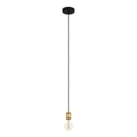 Hängeleuchte 43803*yorth - Schwarz, Basics, Metall (5/150cm) - Eglo