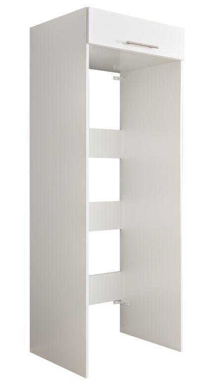 Sada skriniek do práčovne kombinácia 17 - biela, Basics, kompozitné drevo (117,5/200/67,5cm)