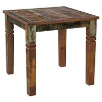 Esstisch Echtholz Kalkutta 80x80 Cm Braun - Braun, MODERN, Holz (80/80/76cm) - MID.YOU