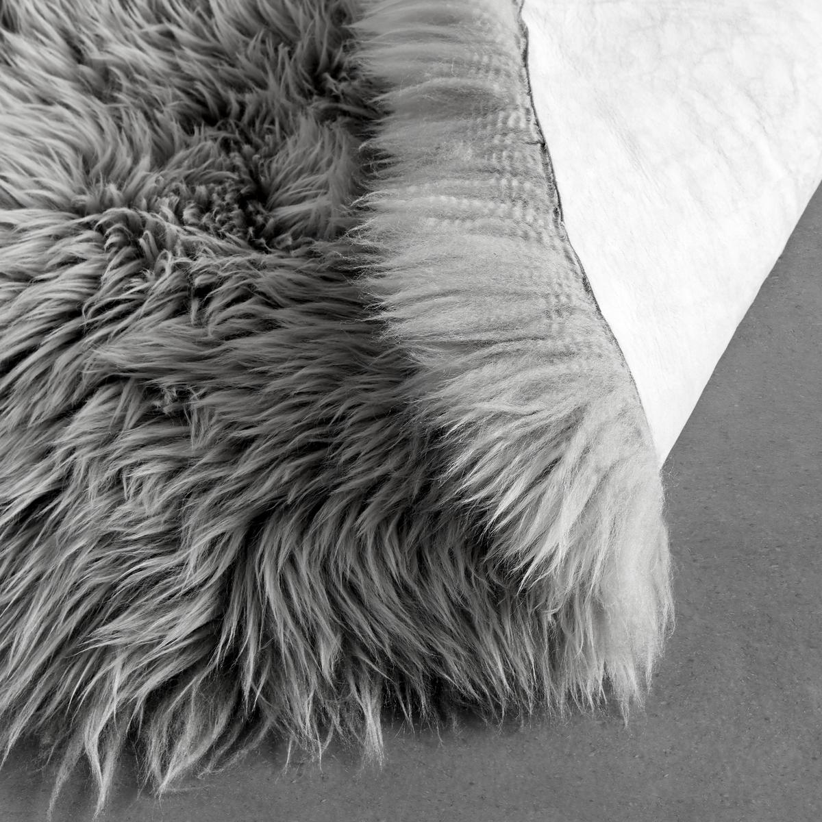 OVČÍ KOŽEŠINA Jenny, 90-105/60cm, šedá - šedá, kožešina (60/90-105cm) - Modern Living