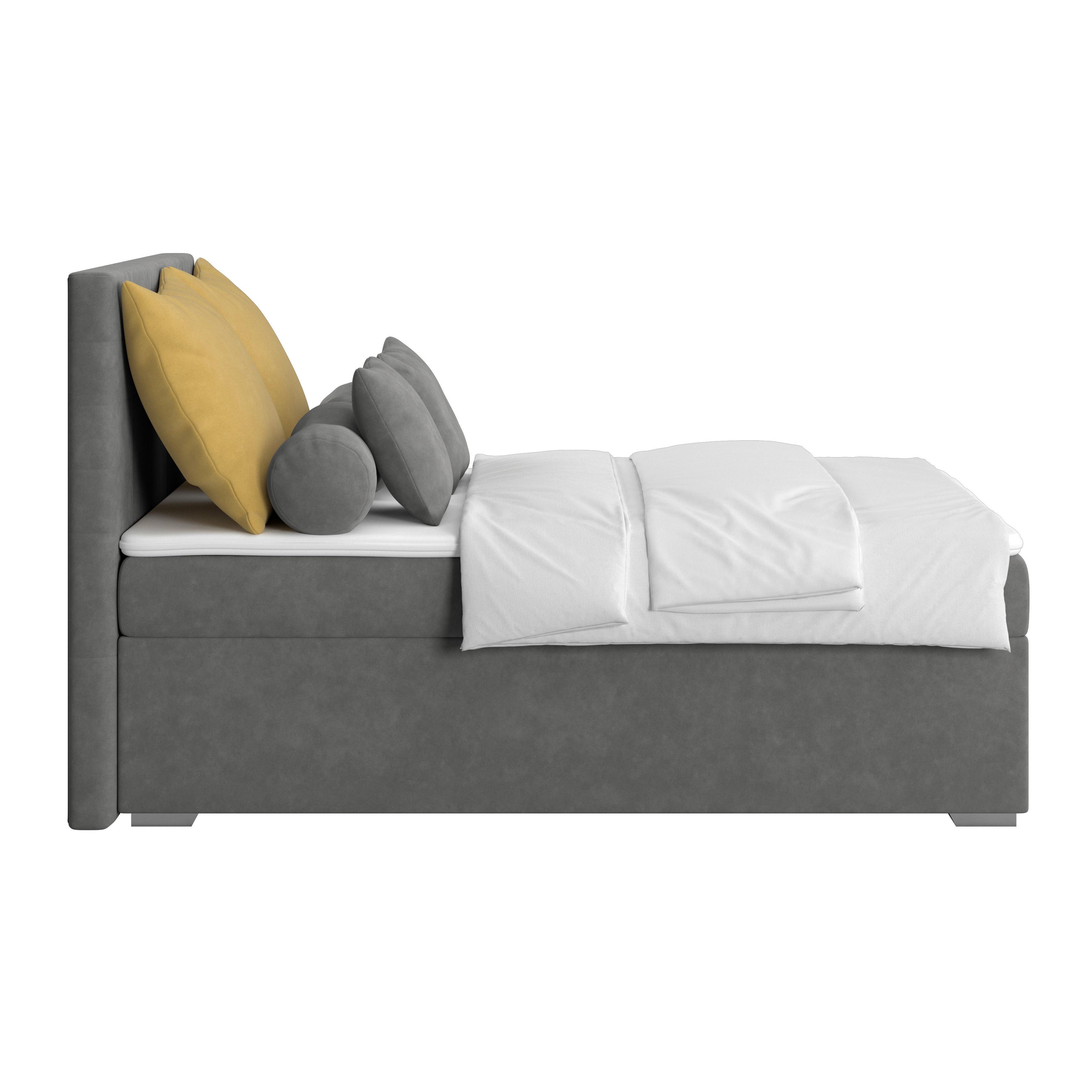 Kissensatz Adria - Graphitfarben, KONVENTIONELL, Textil (40/40cm)
