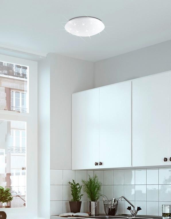 LED-Deckenleuchte 13-75161 - Weiß, Basics, Metall (33/33/8.5cm)