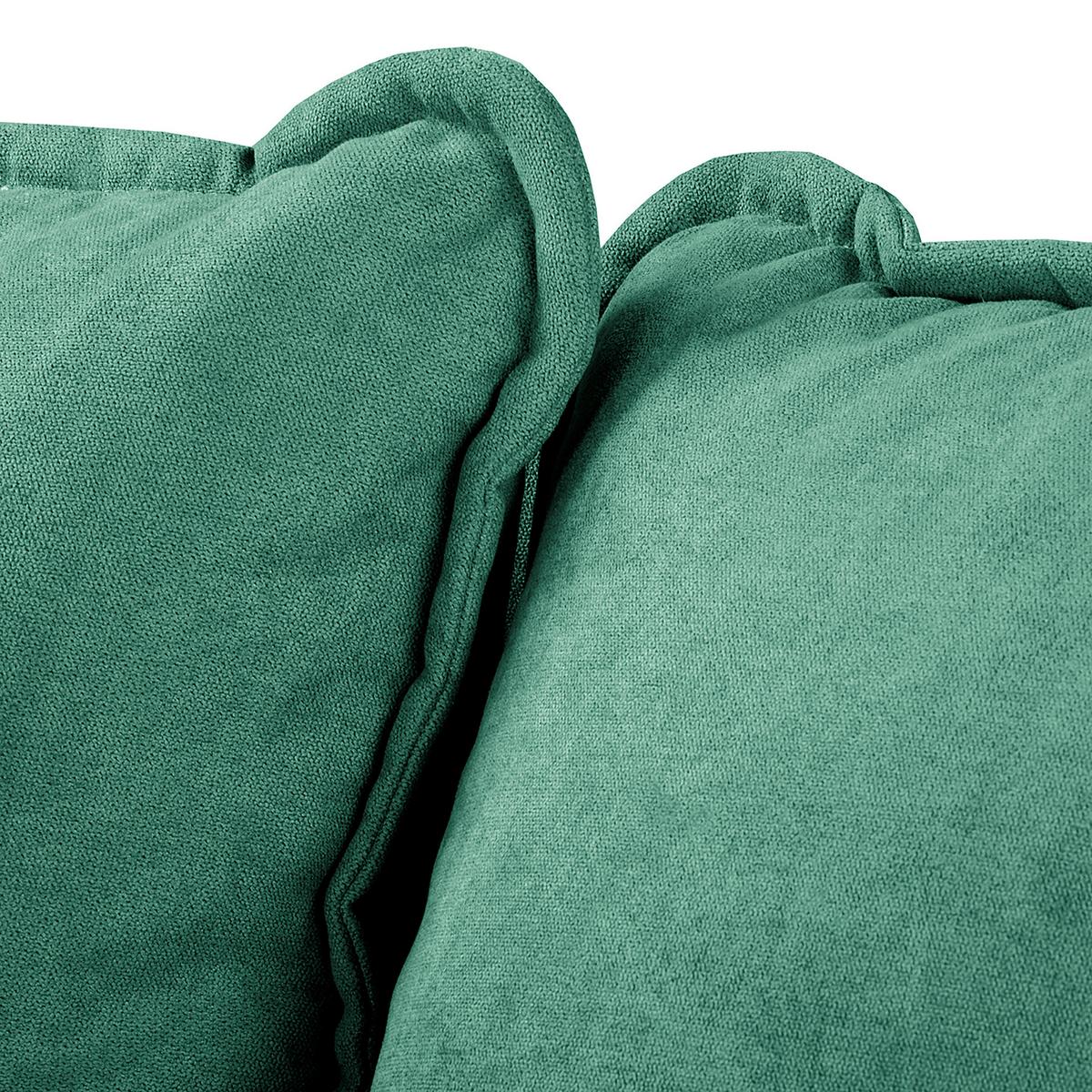 Ecksofa Beata Mintgrün S: 150x230 cm - Wengefarben/Mintgrün, Design, Textil (150/230cm) - Livetastic