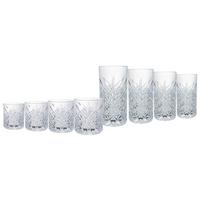 Gläserset Timeless 8--Teilig., Je ca. 450/340 ml - Klar, Basics, Glas (19/15/24cm) - Creatable