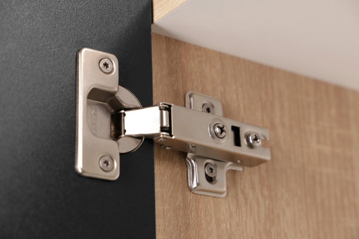 Küchenoberschrank Merle Schwarz, Eiche Dekor B: 50 cm - Eichefarben/Schwarz, Basics, Holzwerkstoff (50/56,1/34,6cm) - Respekta