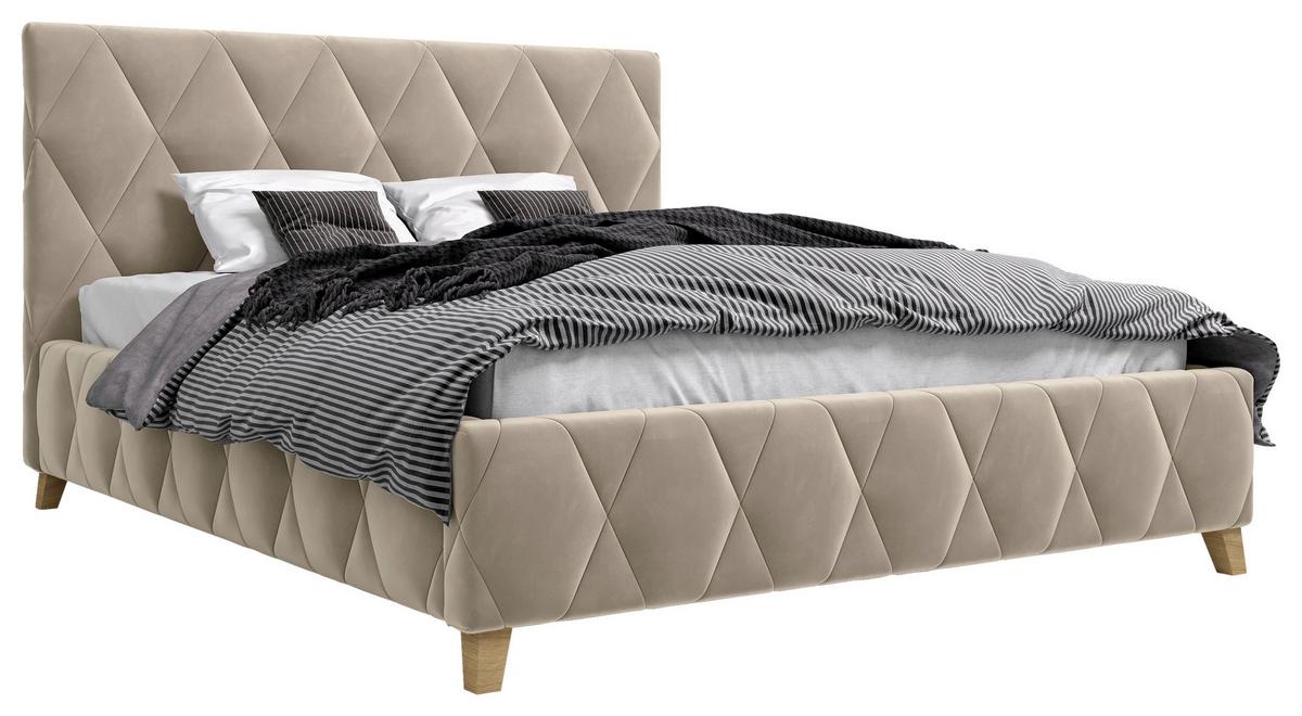 Polsterbett Trivio 180x200 Cm Creme - Creme, MODERN, Holz/Holzwerkstoff (180/200cm) - MID.YOU