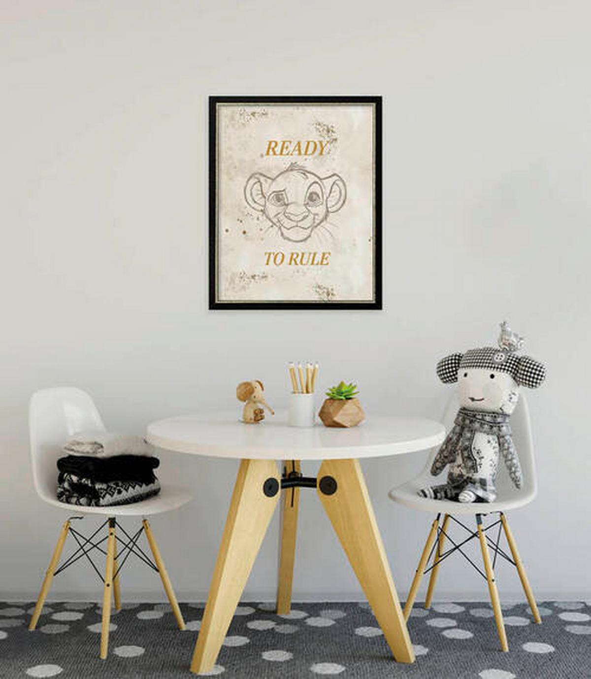 Kinderbild König Der Löwen Multicolor, B/H: 50x70cm - Multicolor, Basics, Papier (50/70cm) - Disney