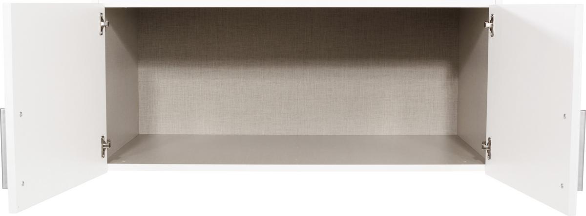 NÁSTAVEC NA ŠATNÍ SKŘÍŇ KE  2-DV. SKŘÍNI  CELLE - bílá/vysoce lesklá bílá, Moderní, dřevo/plast (91/40/54cm)