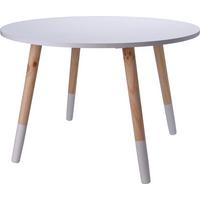 Gyerekasztal Lotte - natúr/fehér, fa (60/41cm)