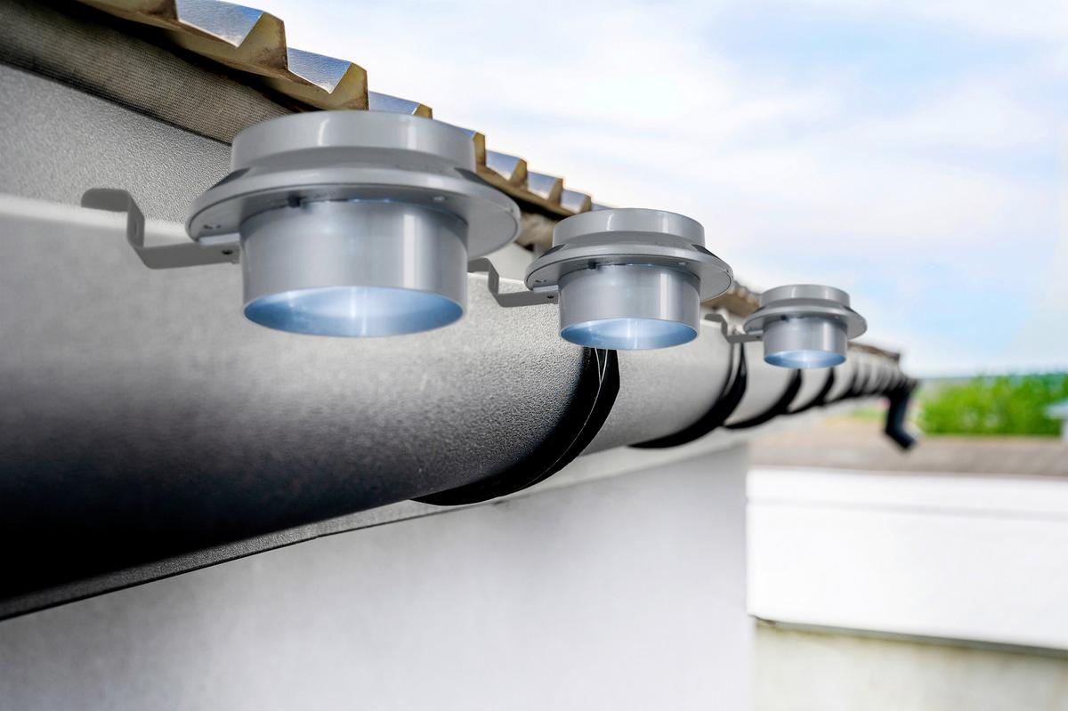 6 X Solarleuchte Grau H: 12 Cm - Grau, Basics, Kunststoff (12 cm /6 cm cm) - Näve