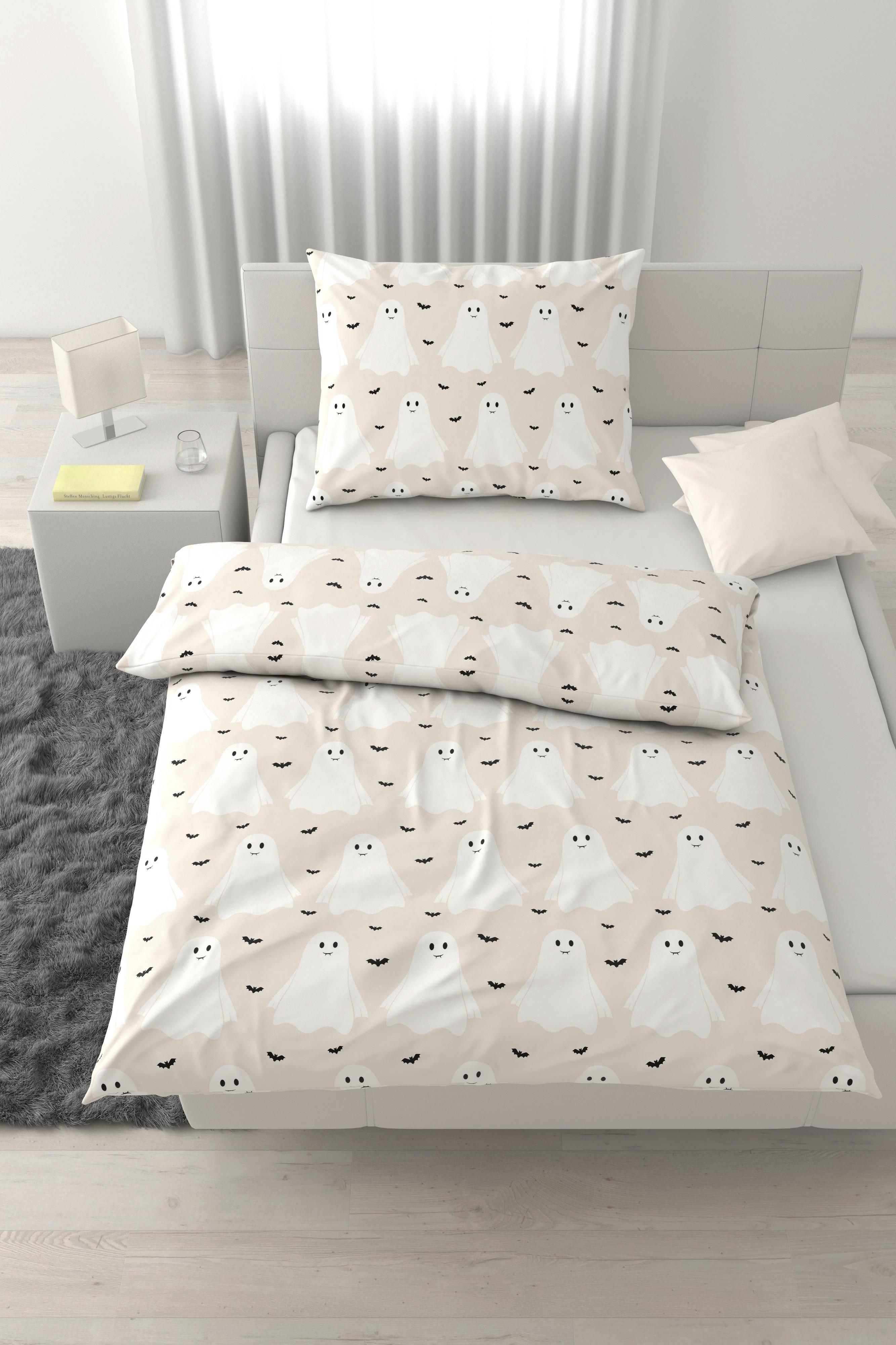 POVLEČENÍ GHOSTIE - béžová, textil (200/140cm) - Mömax