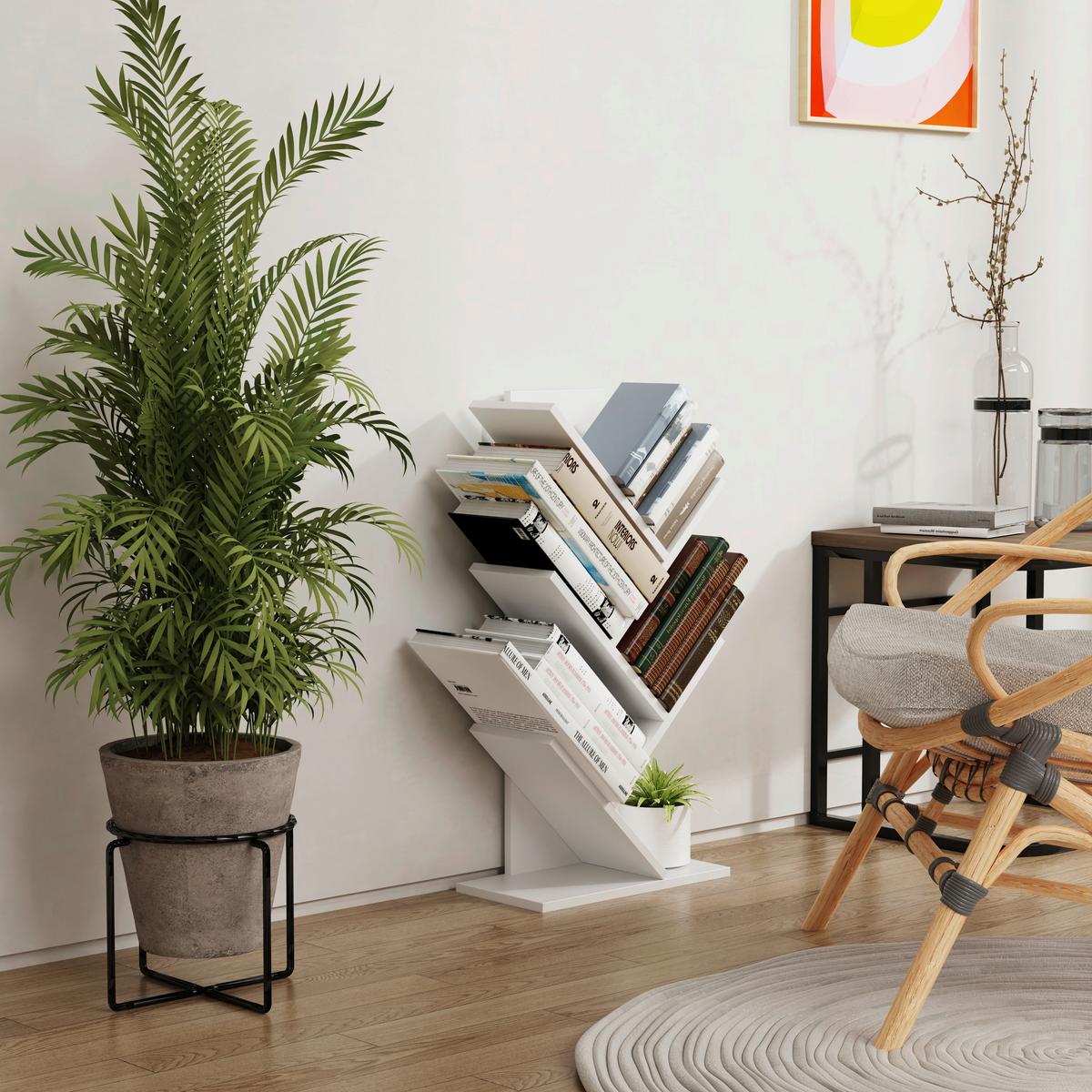 Regal Nulis Weiß B: 40 Cm - Weiß, Design, Holzwerkstoff (40/77/20cm) - MID.YOU